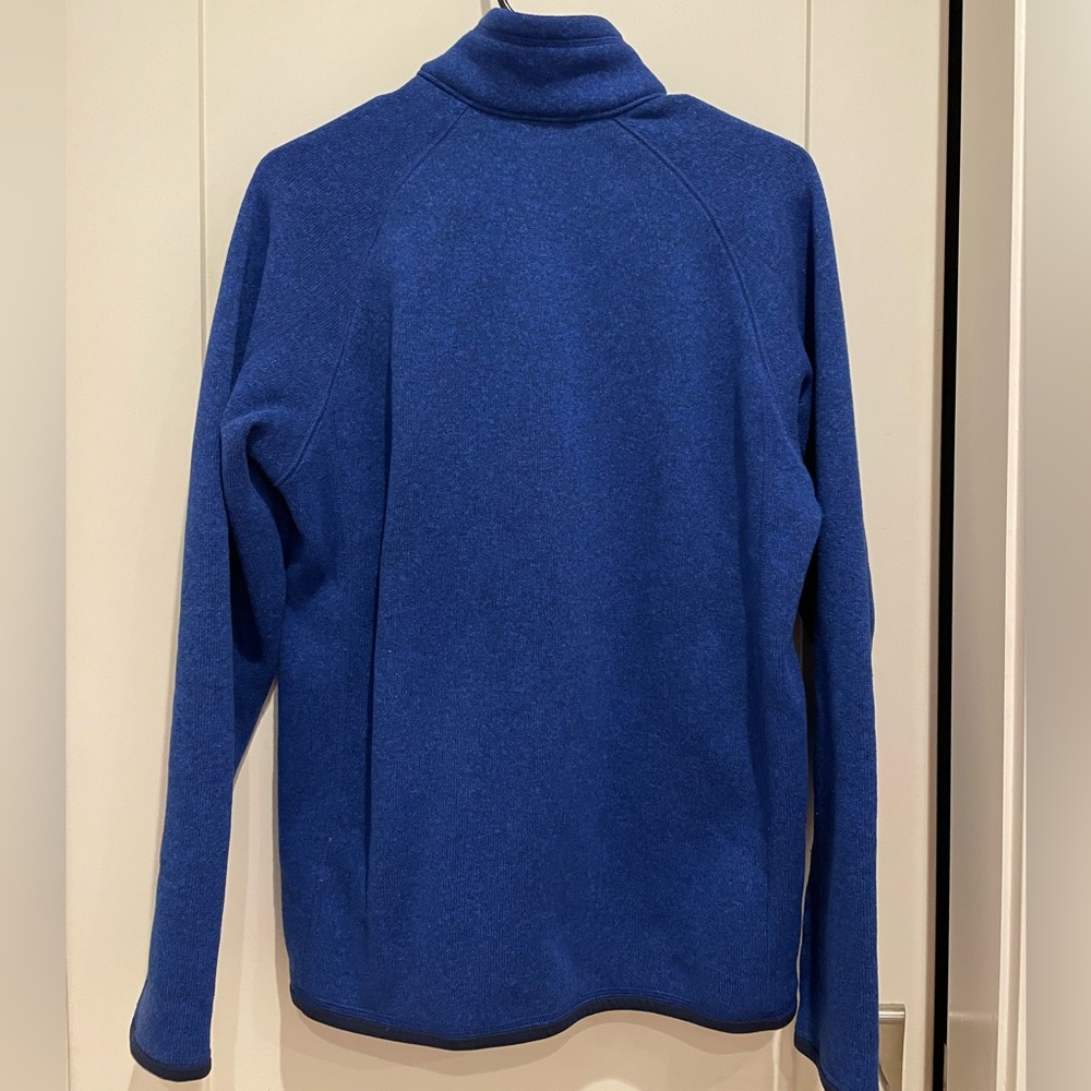 Patagonia Men's Blue Quarterzip Sweatshirt - Picture 3 of 4